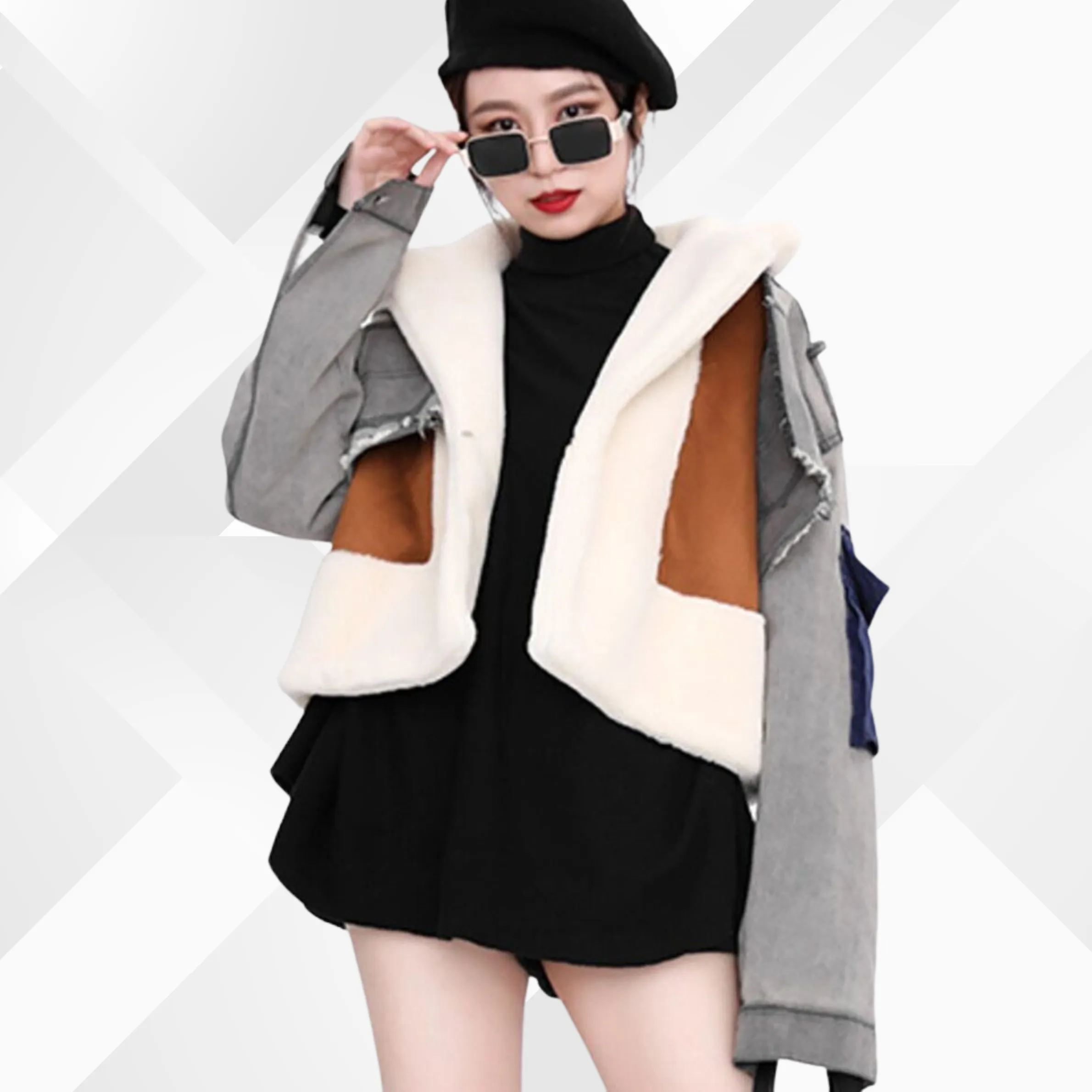 Anna - Wool denim jacket