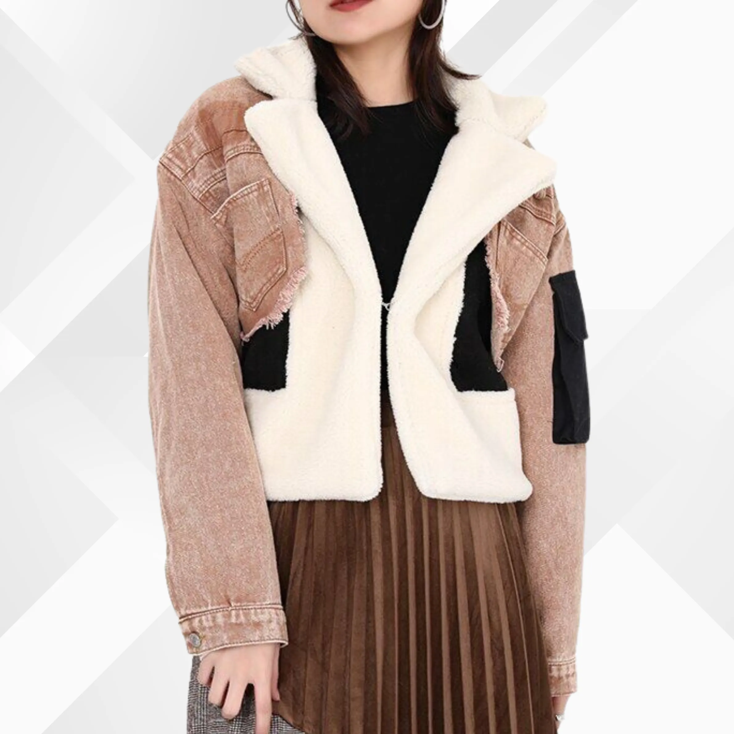 Anna - Wool denim jacket