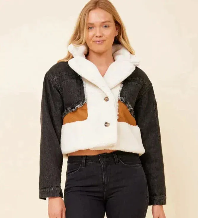 Anna - Wool denim jacket