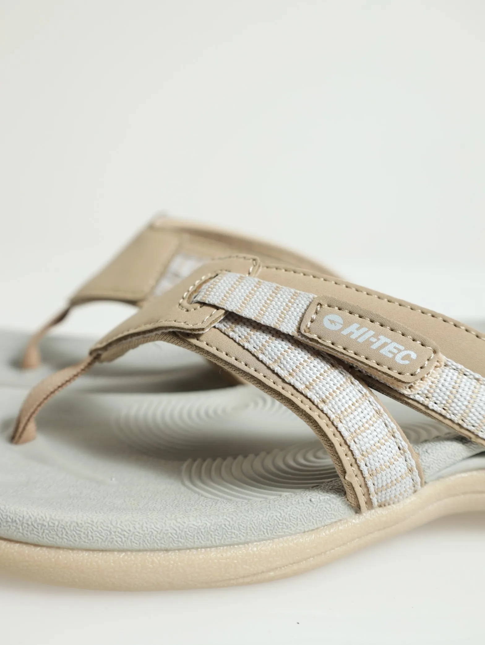 Anselia Sport Thong Sandal - Taupe