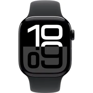 Apple Watch Series 10 46mm Jet Black Aluminium Case GPS   Cellular Sport Band - AU Version