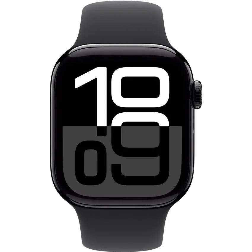 Apple Watch Series 10 46mm Jet Black Aluminium Case GPS   Cellular Sport Band - AU Version