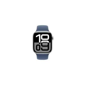 Apple Watch Series 10 GPS   Cellular 42mm Silver Aluminium Case with Denim Sport Band - AU Version