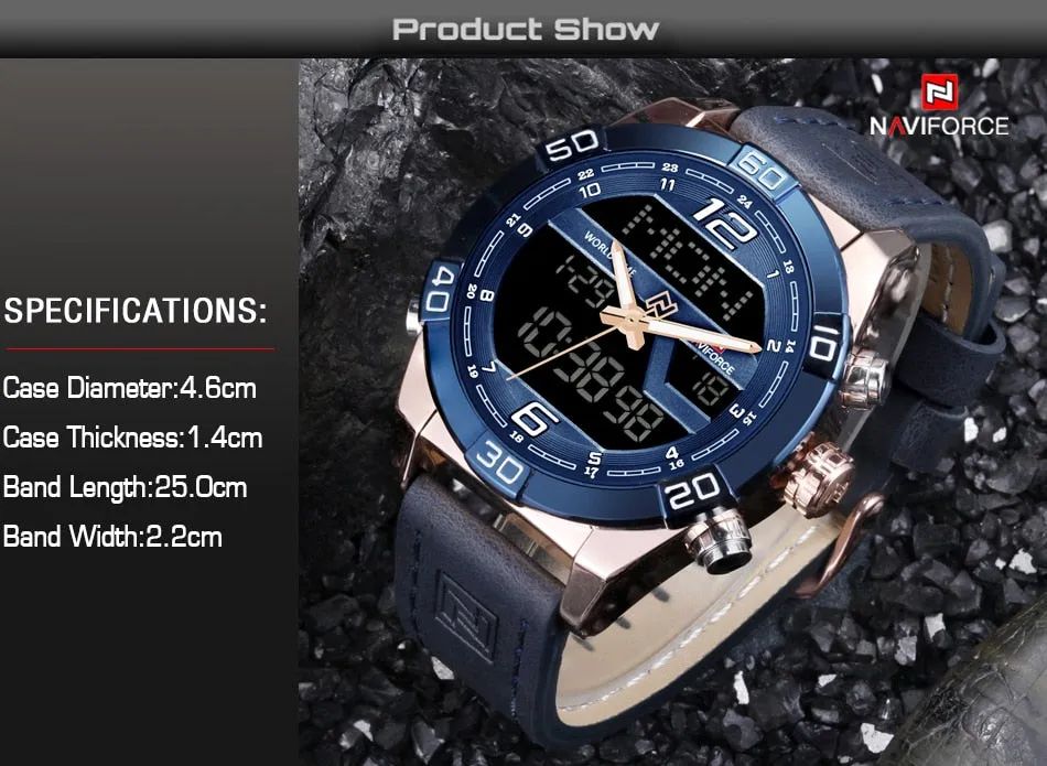 Aqua Naviforce Luxury Men's Waterproof Military Sports Watch