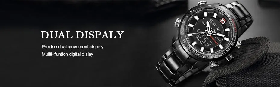Aqua Naviforce Luxury Men's Waterproof Military Sports Watch