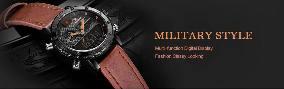 Aqua Naviforce Luxury Men's Waterproof Military Sports Watch
