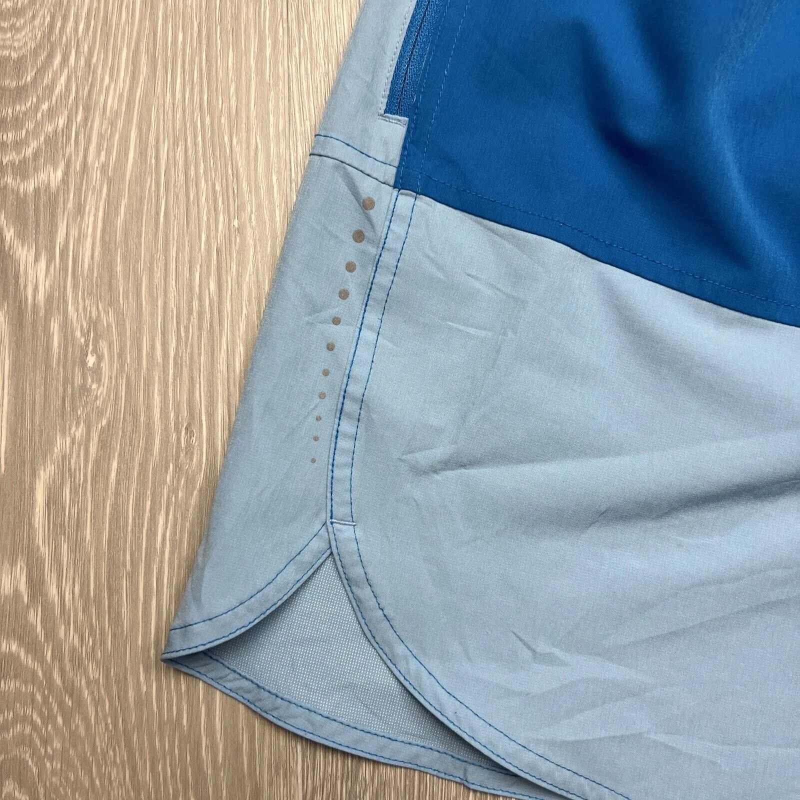 ASICS Mens Blue Athletic Shorts Size Large