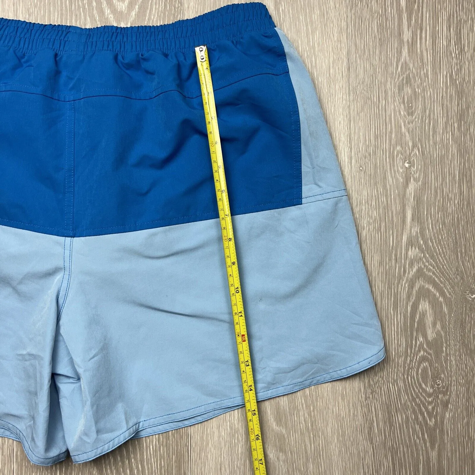 ASICS Mens Blue Athletic Shorts Size Large