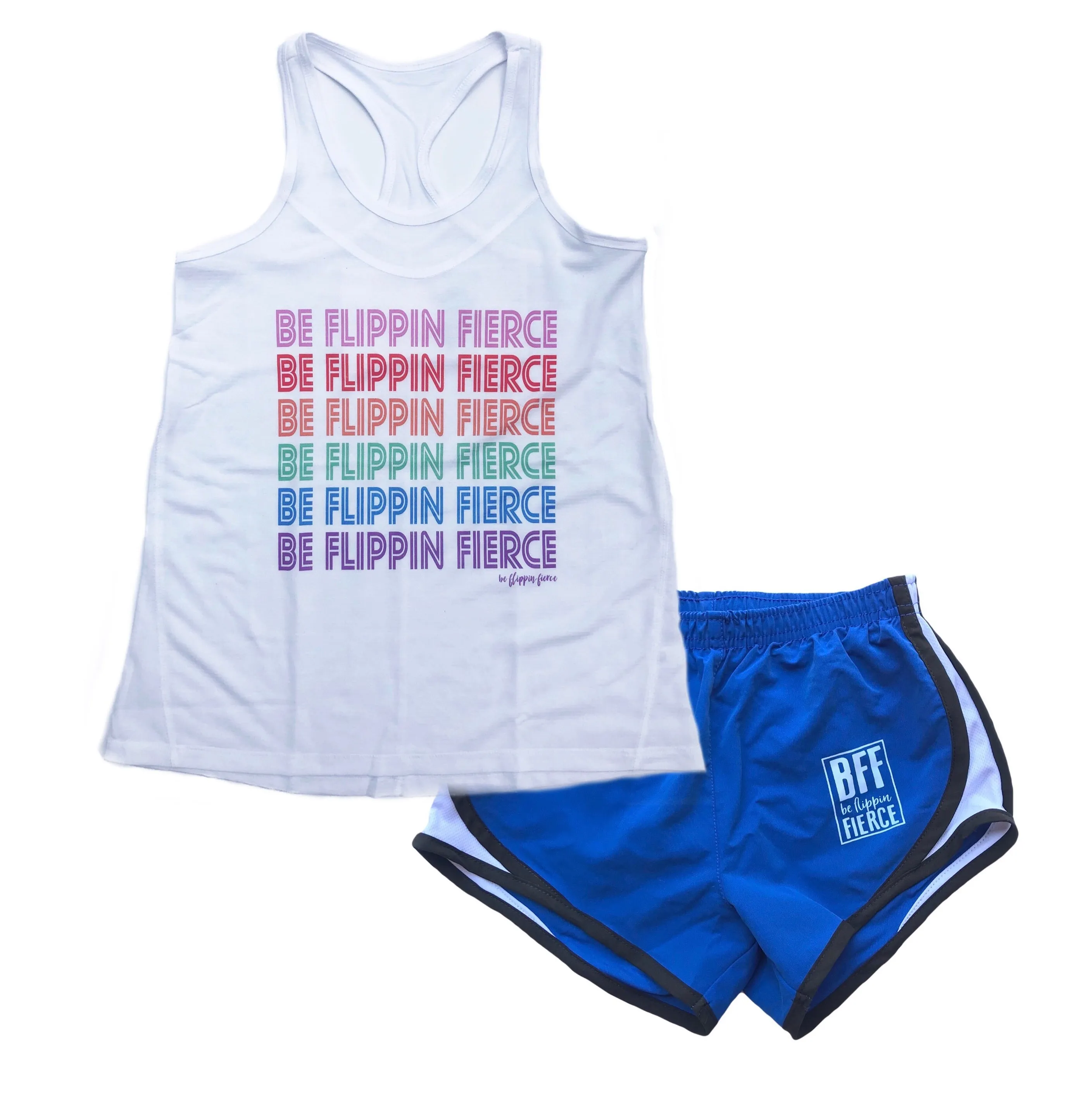 Athletic BFF Logo Shorts - Royal Blue