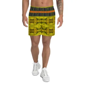 Athletic Long Shorts (Unisex)(Virilis/Muliebris)(Tree Link Stripe) RJSTH@Fabric#1 RJSTHS2021 RJS