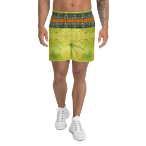 Athletic Long Shorts (Unisex)(Virilis/Muliebris)(Tree Link Stripe) RJSTH@Fabric#2 RJSTHS2021 RJS