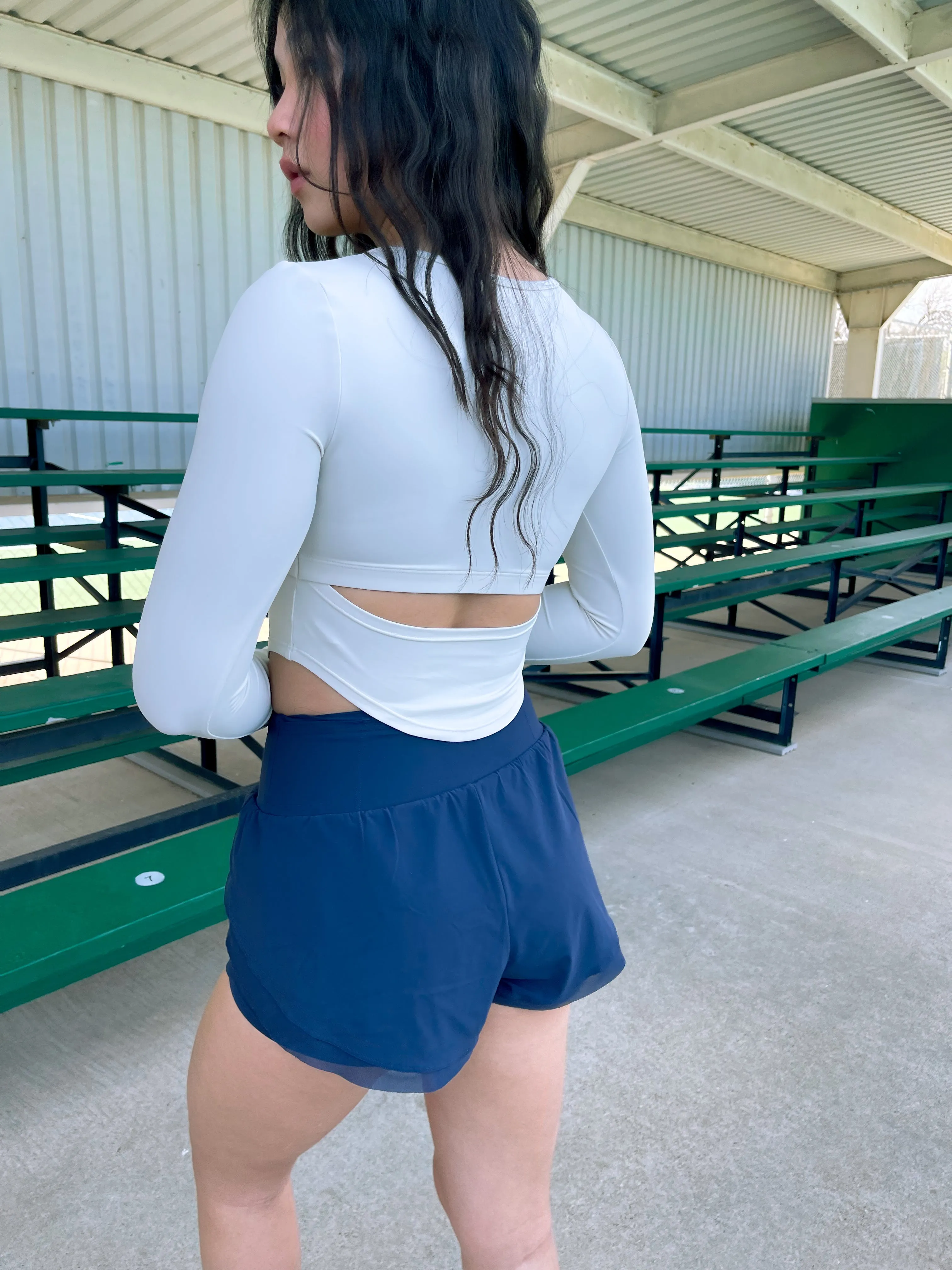 Athletic Navy Shorts