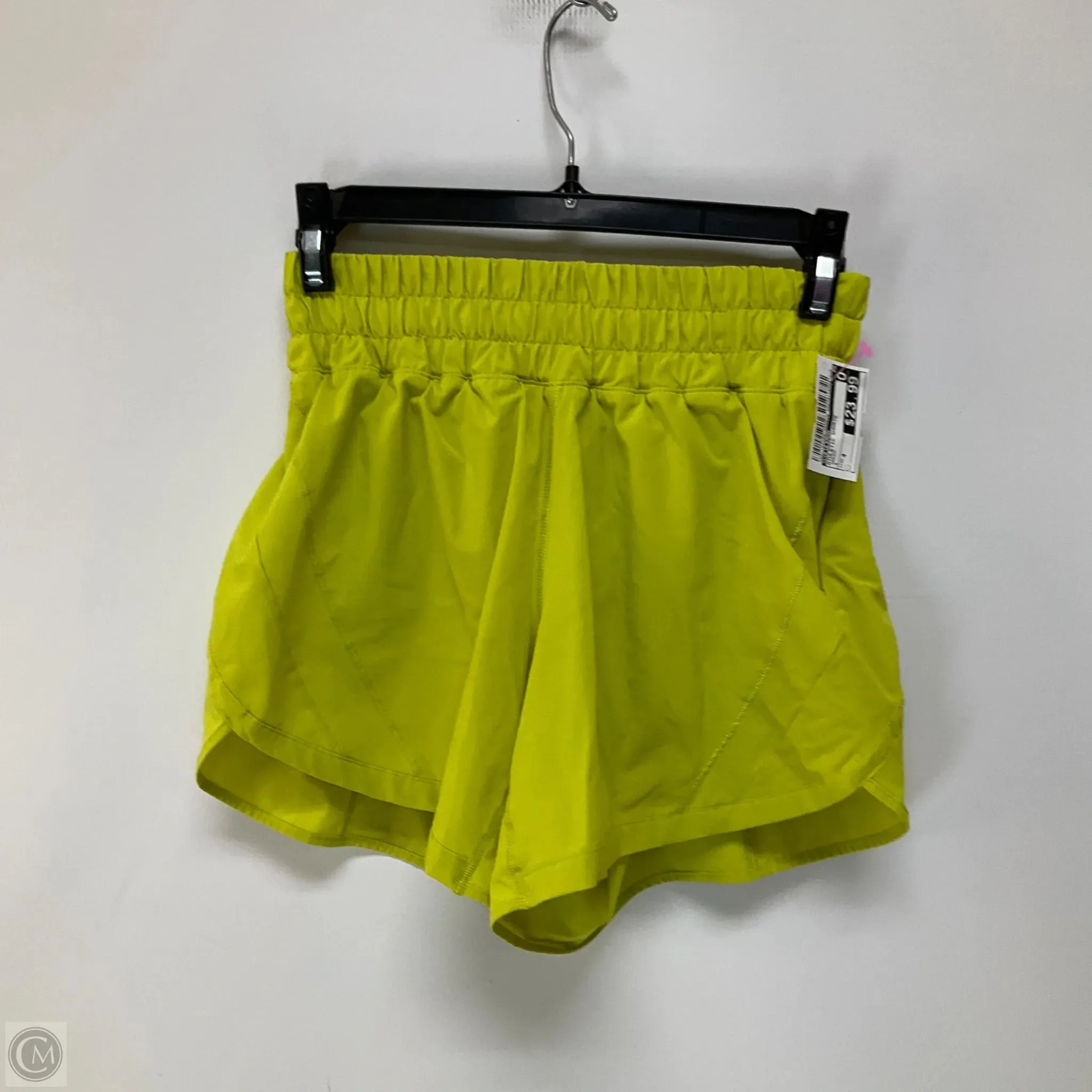 Athletic Shorts By Lululemon In Green, Size: 4