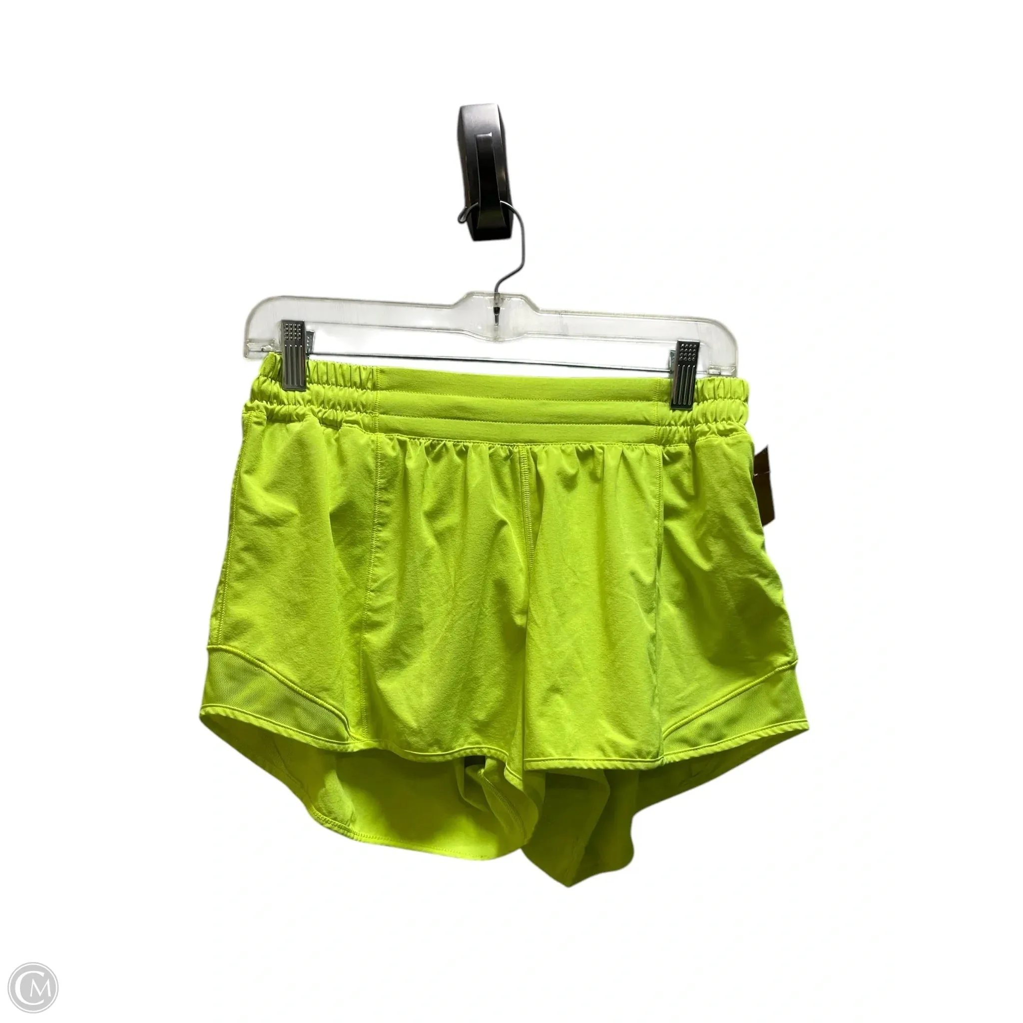 Athletic Shorts By Lululemon In Yellow, Size: 10