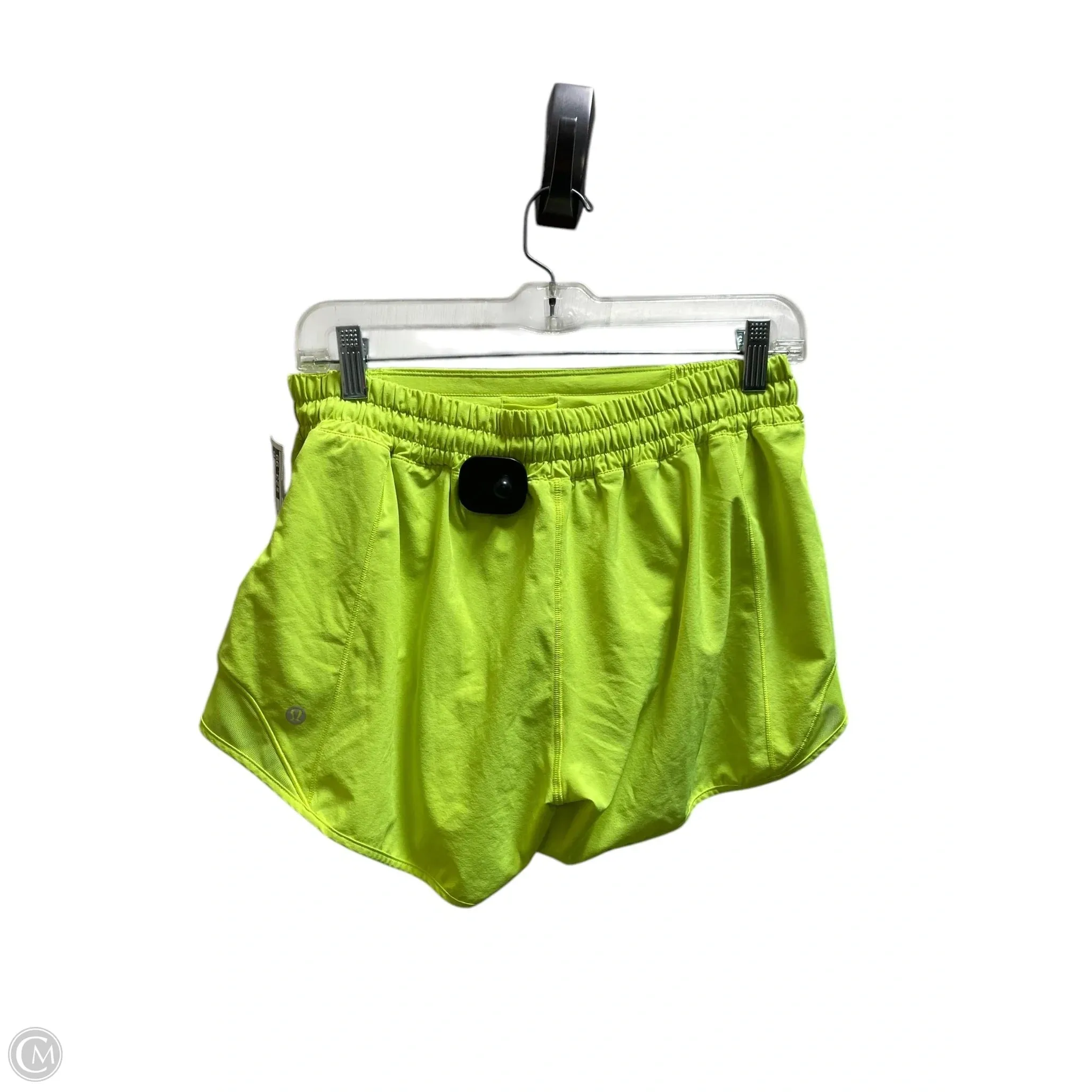 Athletic Shorts By Lululemon In Yellow, Size: 10