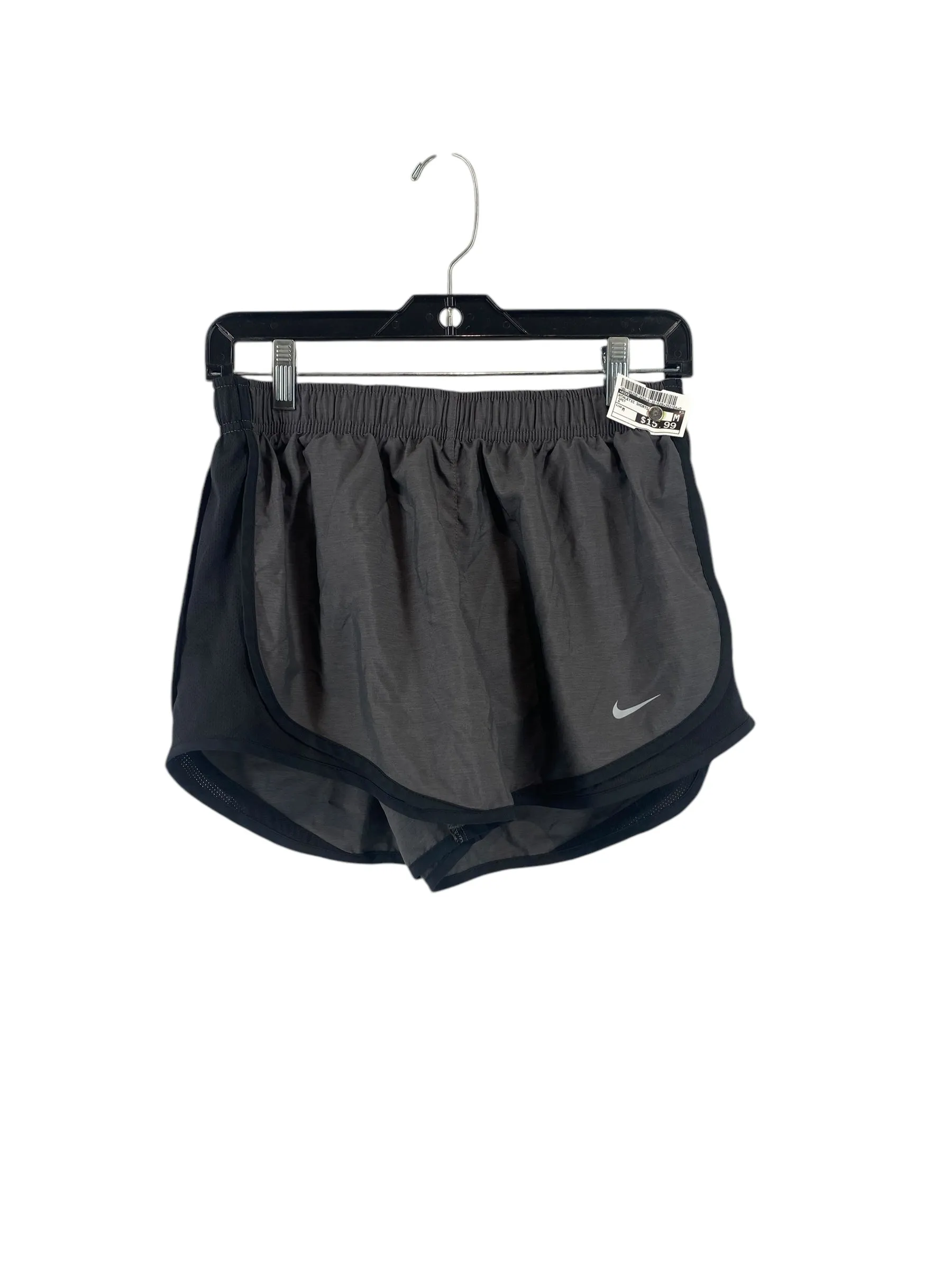 Athletic Shorts By Nike In Grey, Size: M