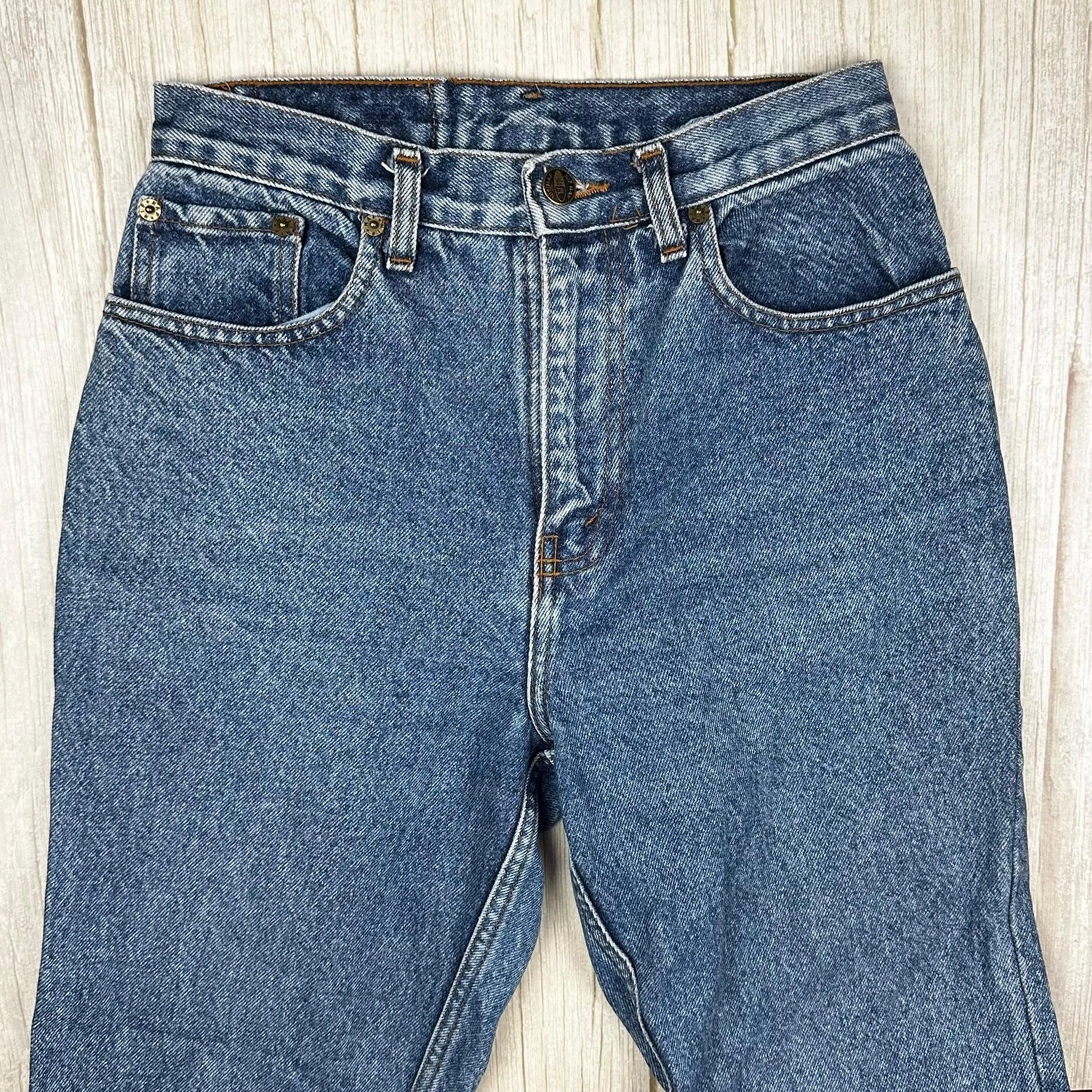 Australian Made Vintage 1980's NIF NAF High Tapered Jeans- Size  7