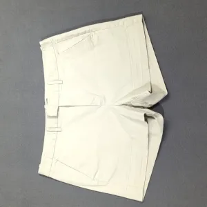 AYR Shorts Women's 10 Light Gray Cotton Zip Up Flat Front Chino 16915