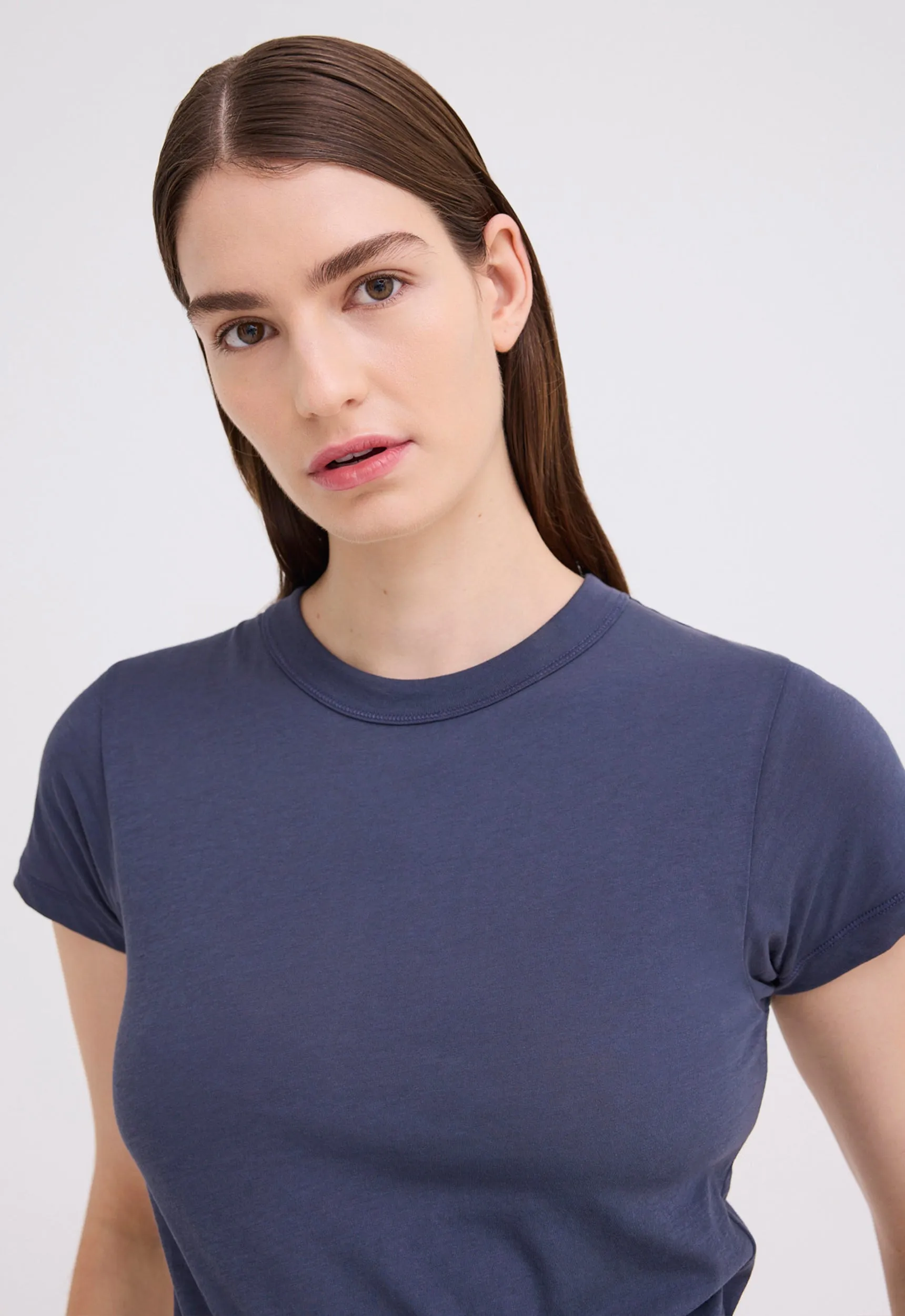 Baby Pima Cotton Tee - Sly Blue