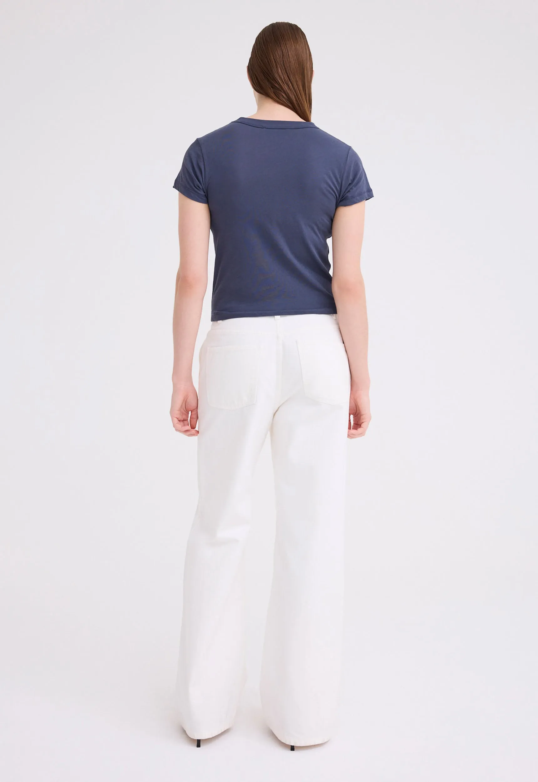 Baby Pima Cotton Tee - Sly Blue
