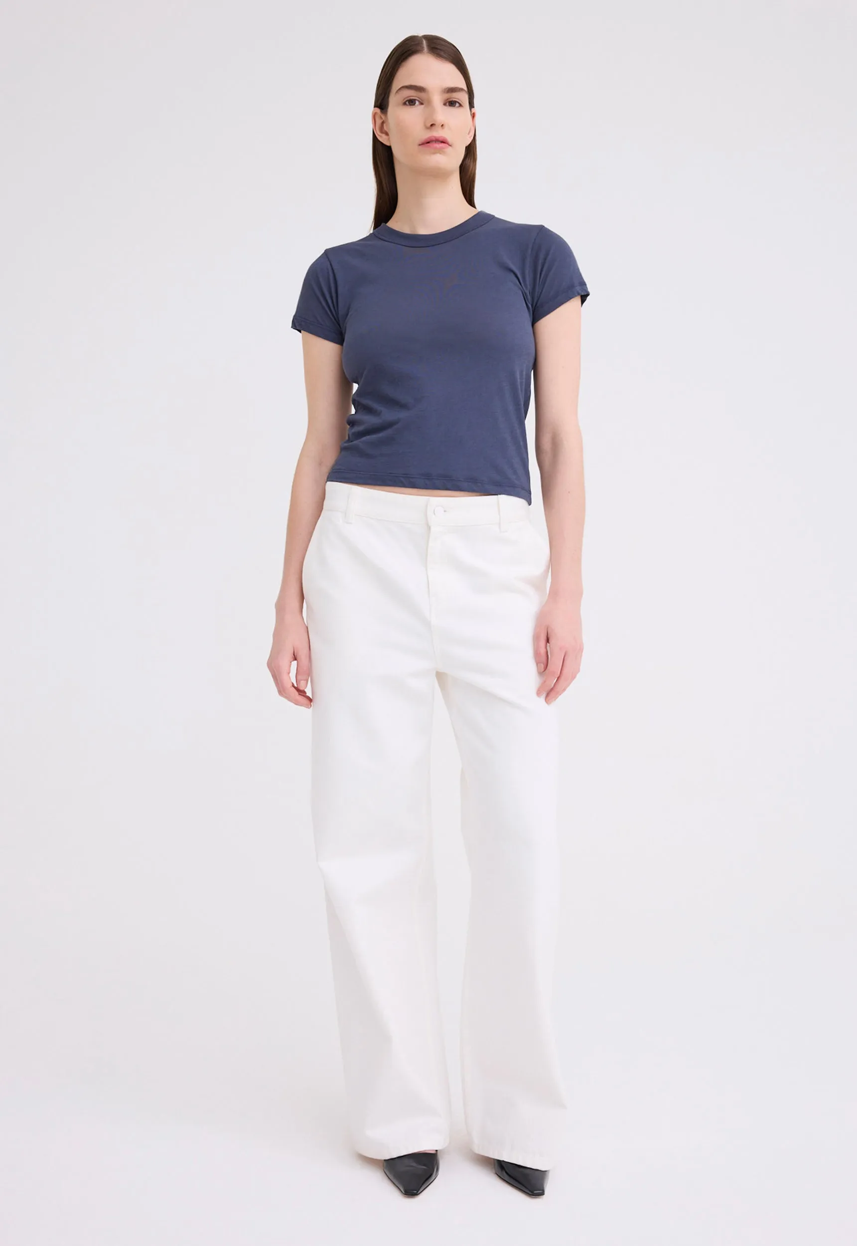 Baby Pima Cotton Tee - Sly Blue