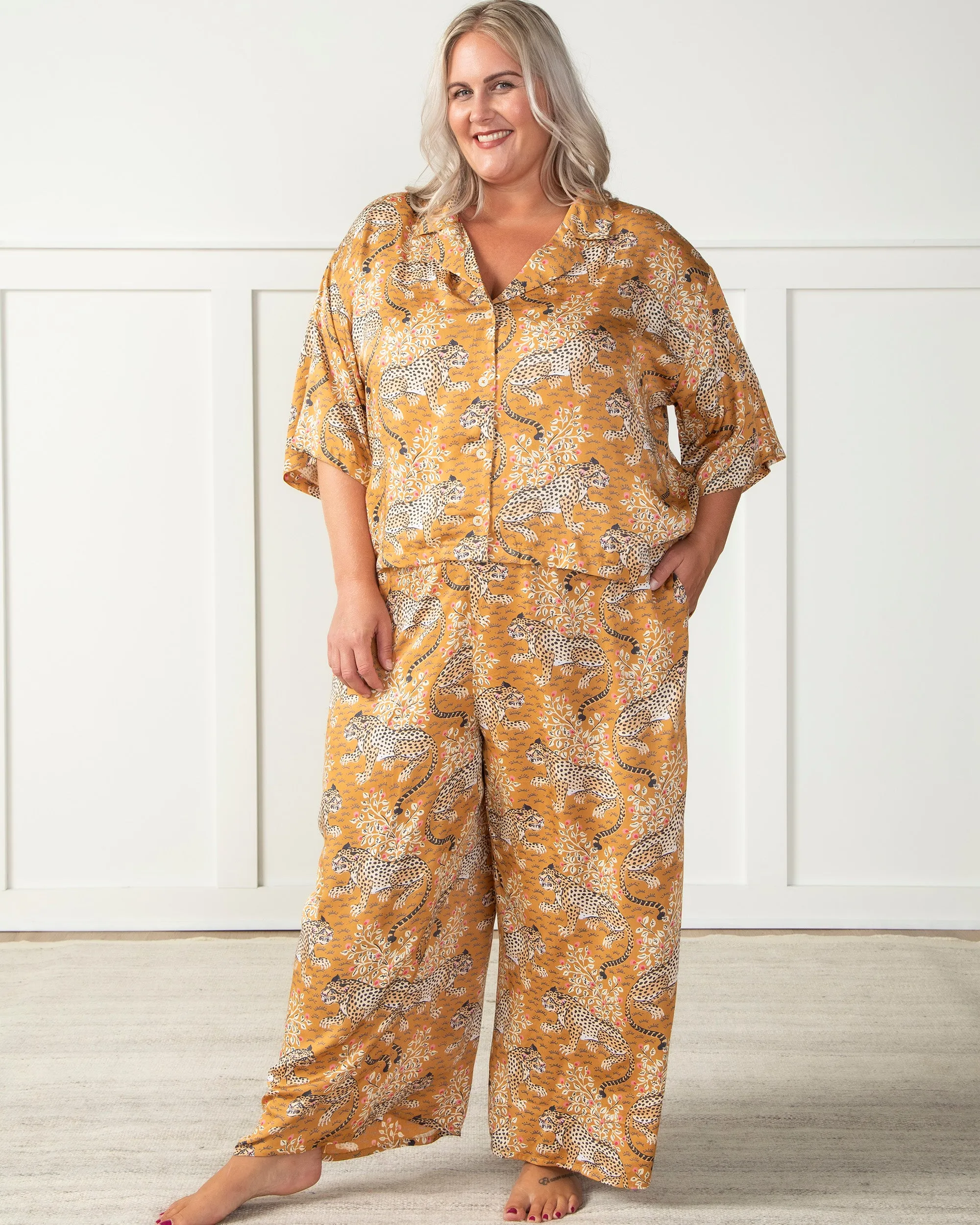 Bagheera - Petite Satin Wildest Dreams Set - Tobacco