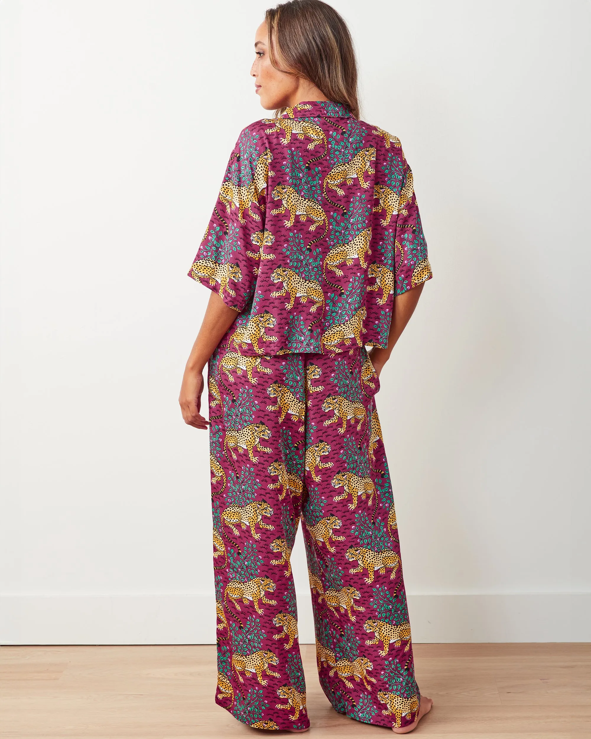 Bagheera - Petite Satin Wildest Dreams Set - Wine