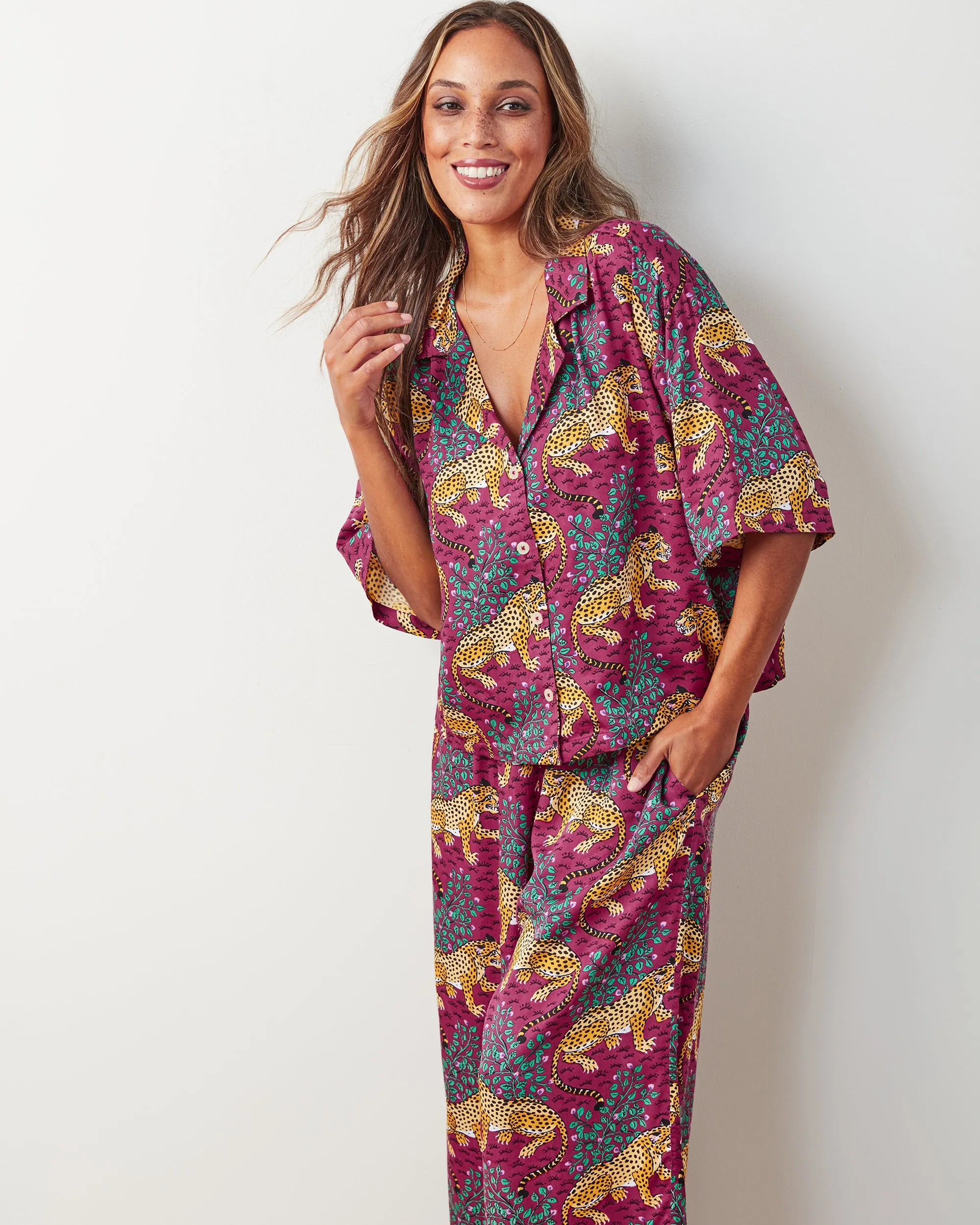 Bagheera - Petite Satin Wildest Dreams Set - Wine