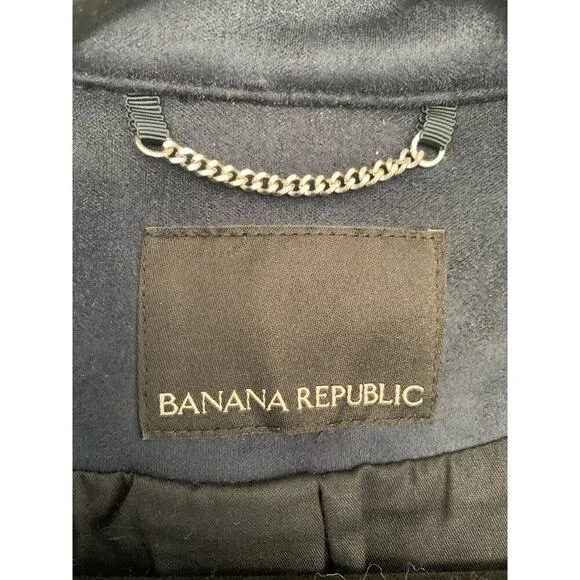 Banana Republic Vegan Suede Cropped Bomber Jacket