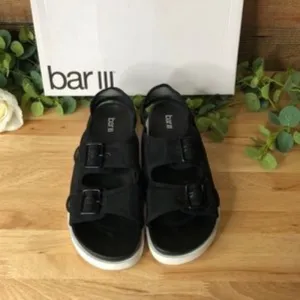 BAR III Kiwi Sport Sandals Black mesh, 9.5