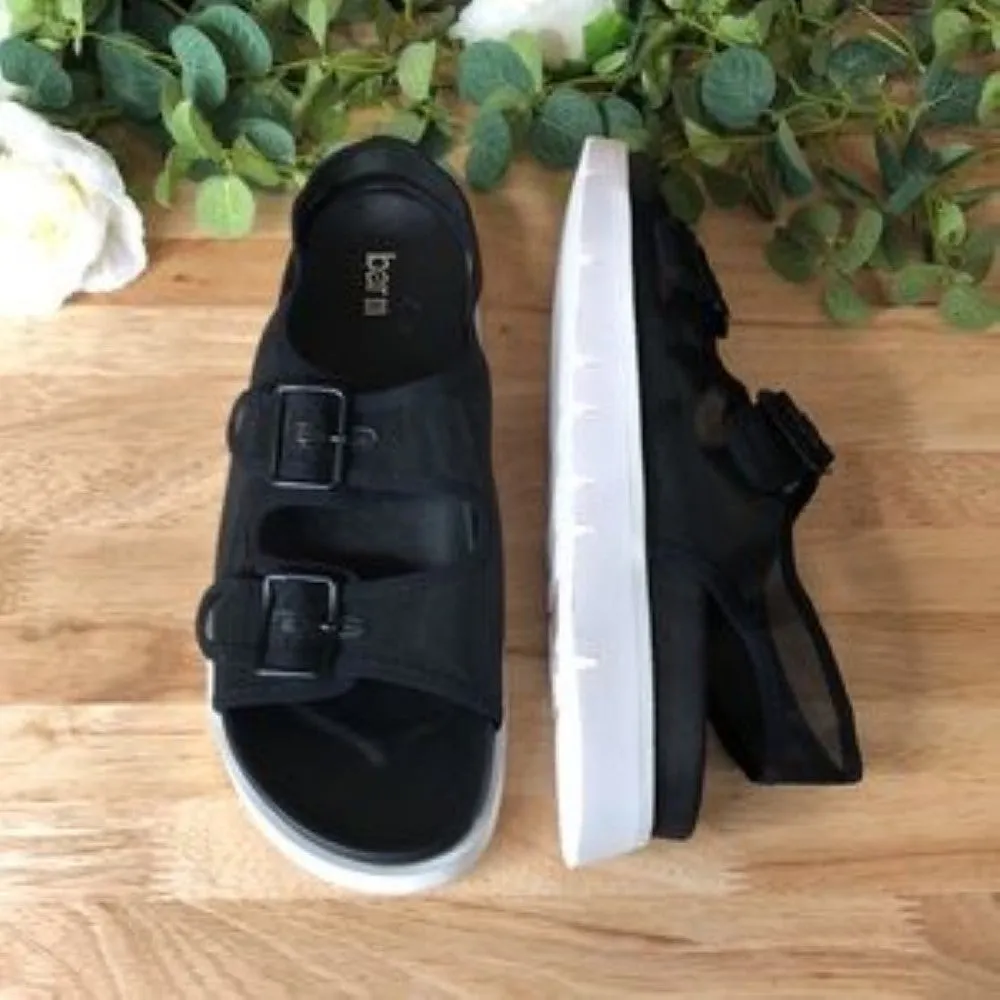 BAR III Kiwi Sport Sandals Black mesh, 9.5