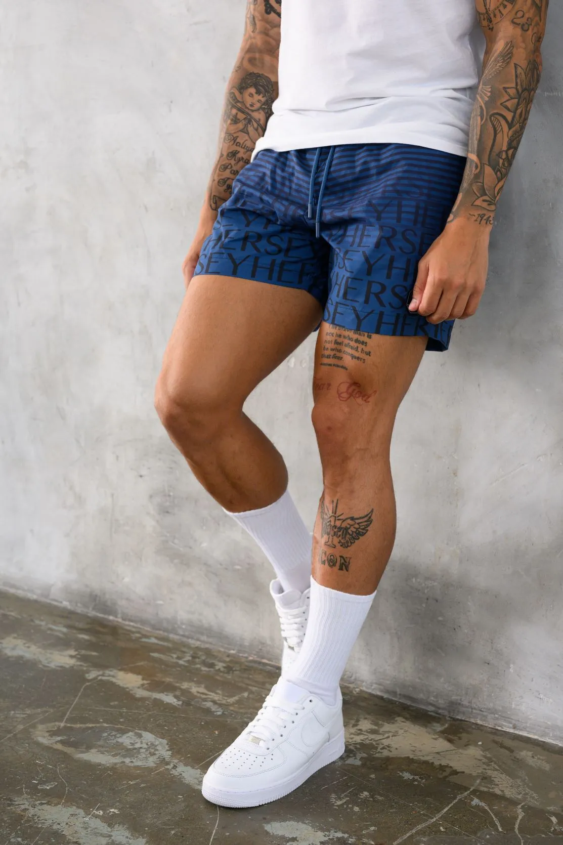 BARRY SWIM SHORTS - NAVY