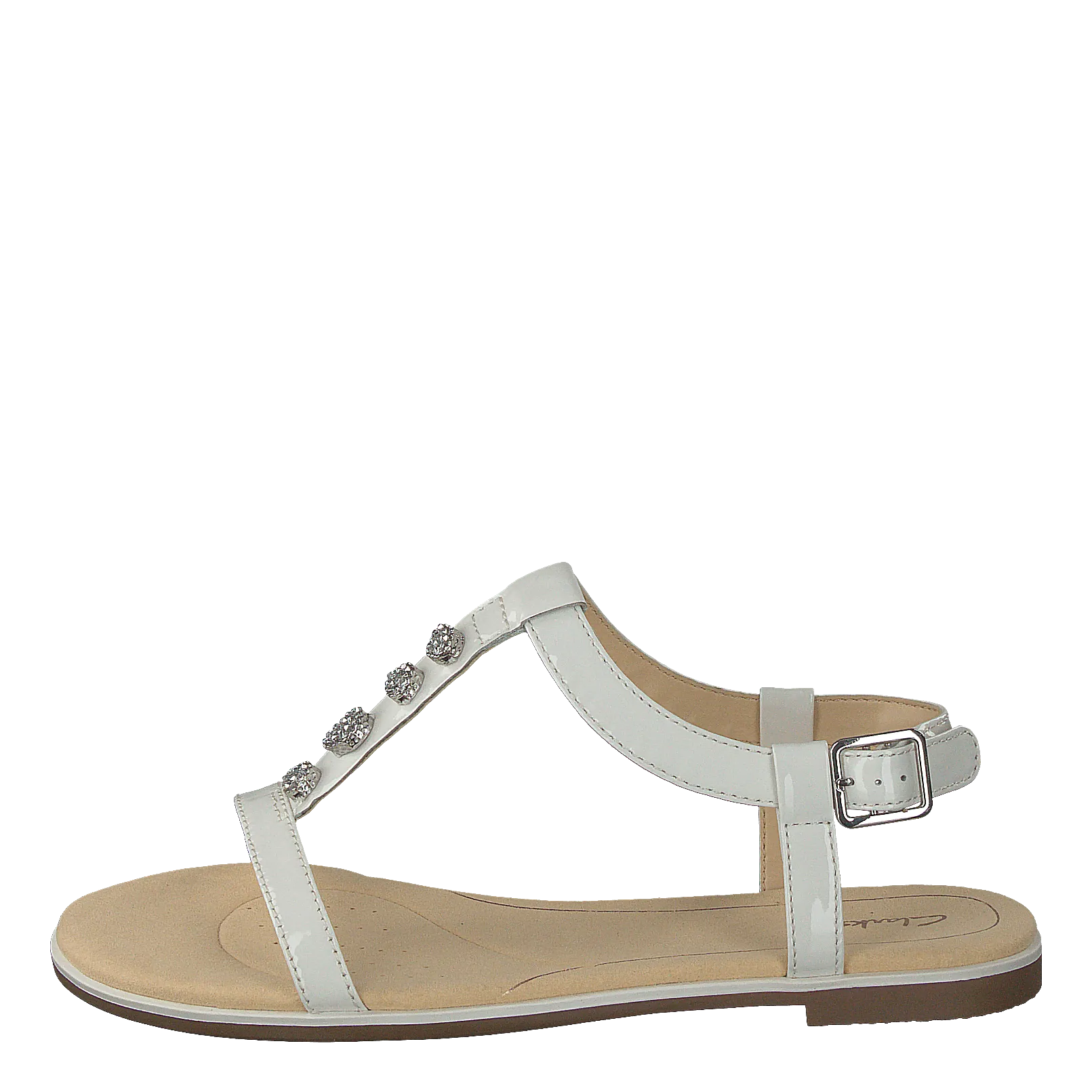 Bay Blossom White Patent