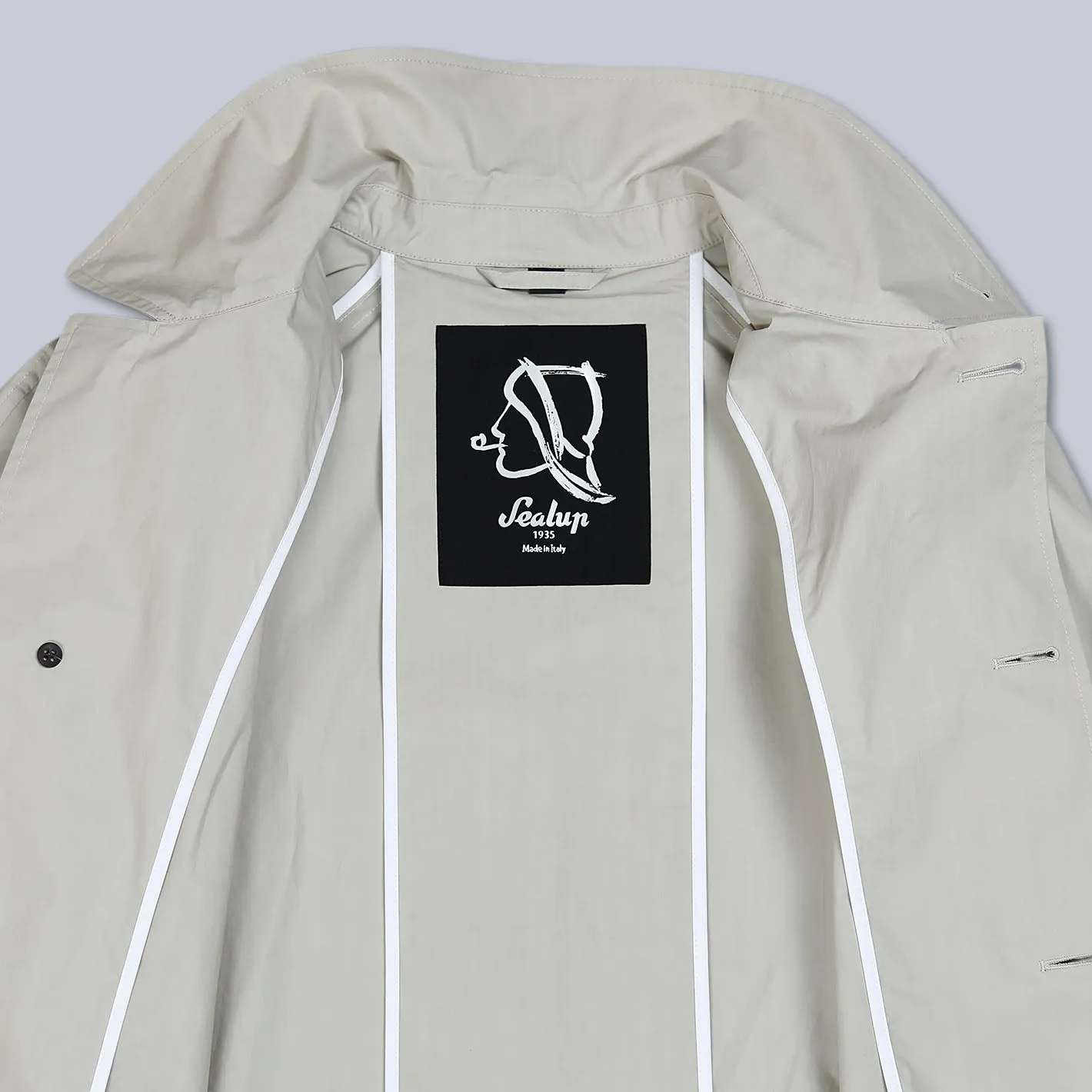 Beige Travel Rain Coat