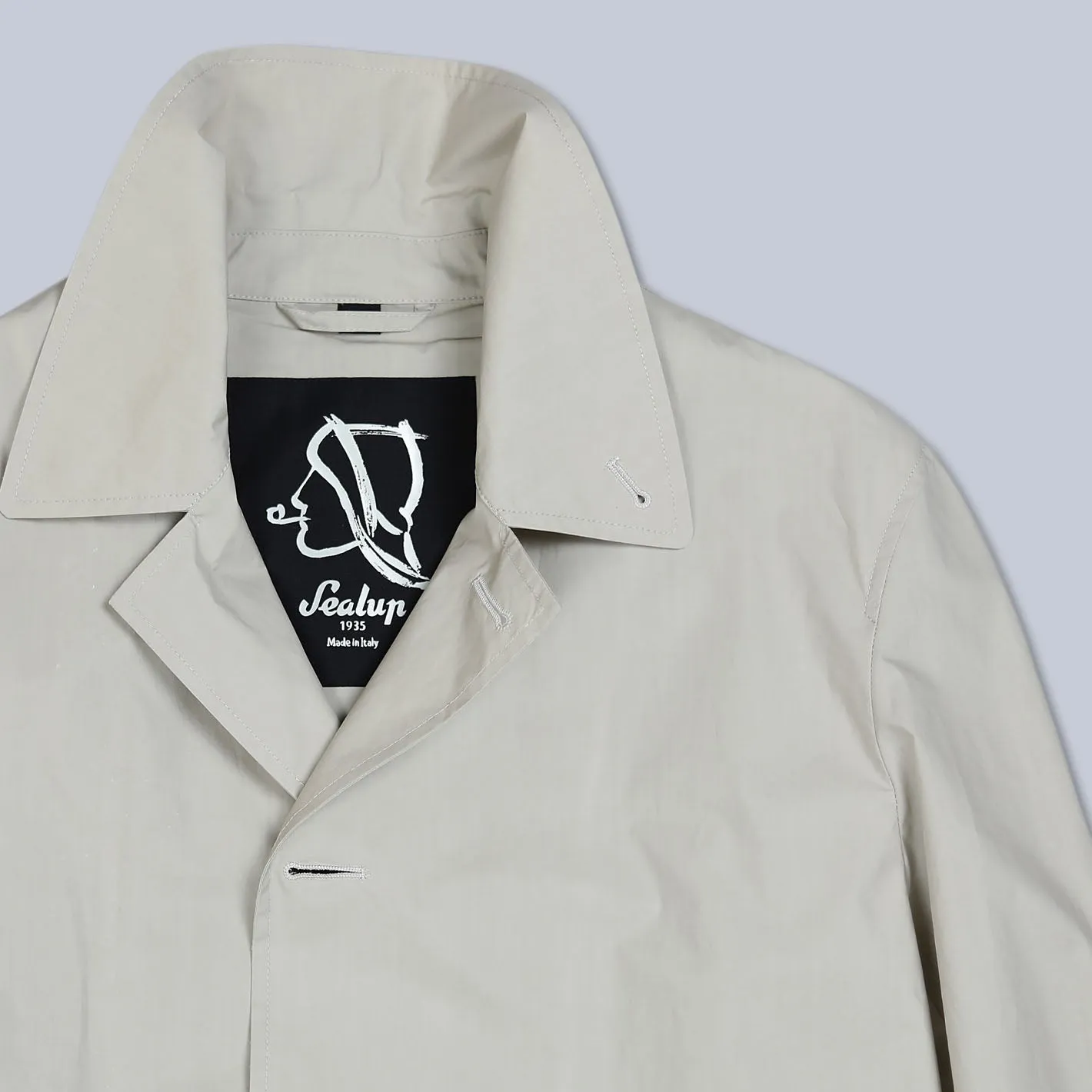 Beige Travel Rain Coat