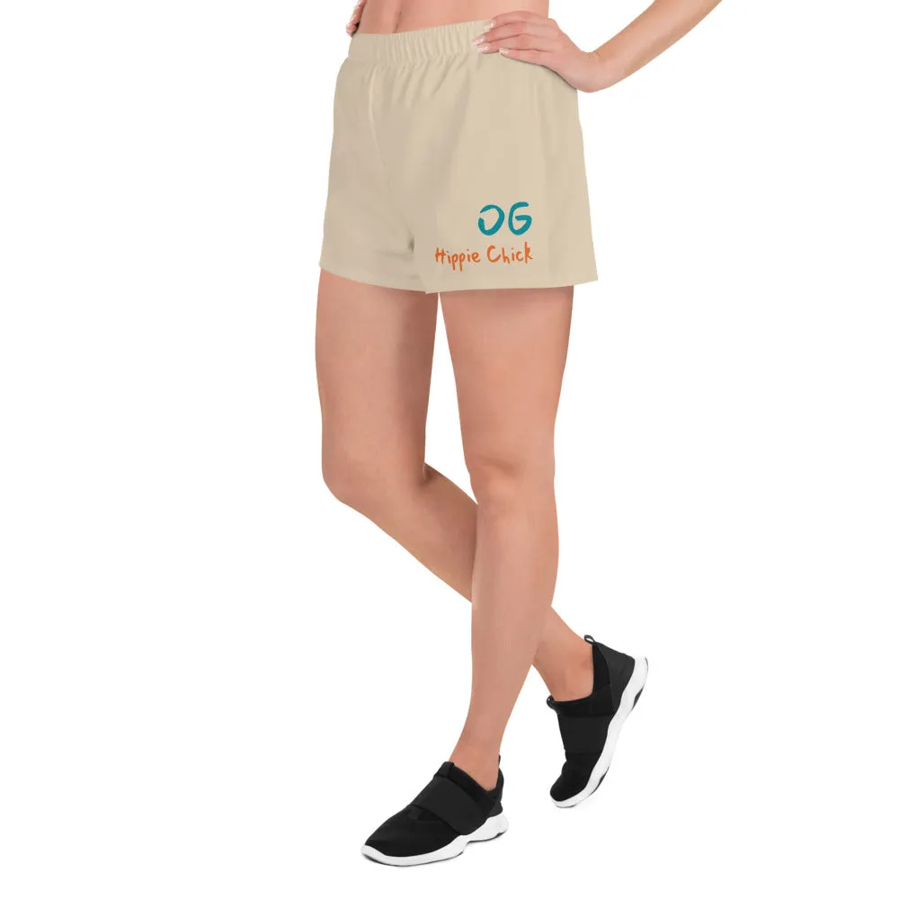 Beige Women's Athletic Shorts