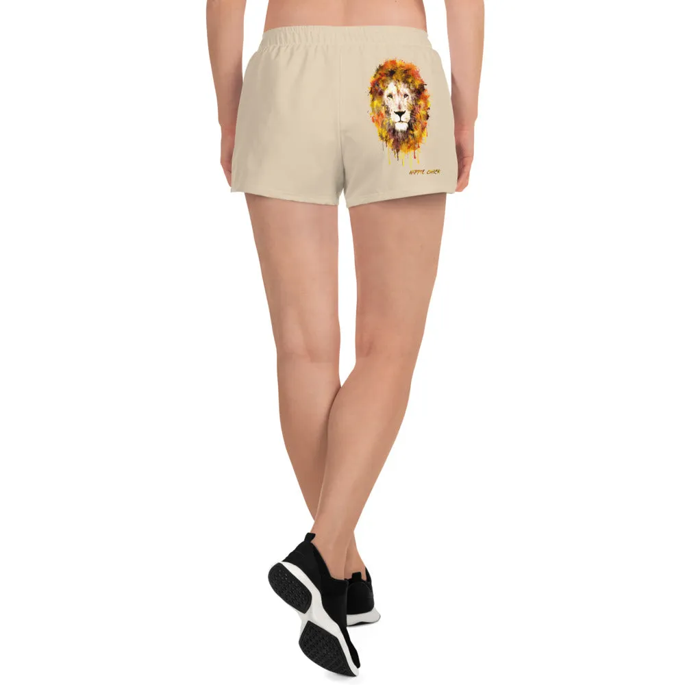 Beige Women's Athletic Shorts