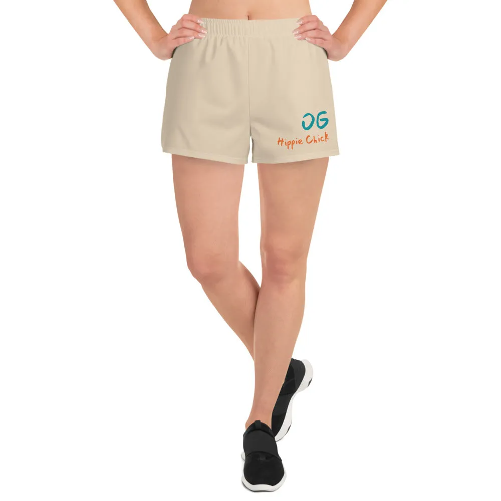 Beige Women's Athletic Shorts