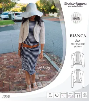 Bianca knit bolero/shrug (PDF)