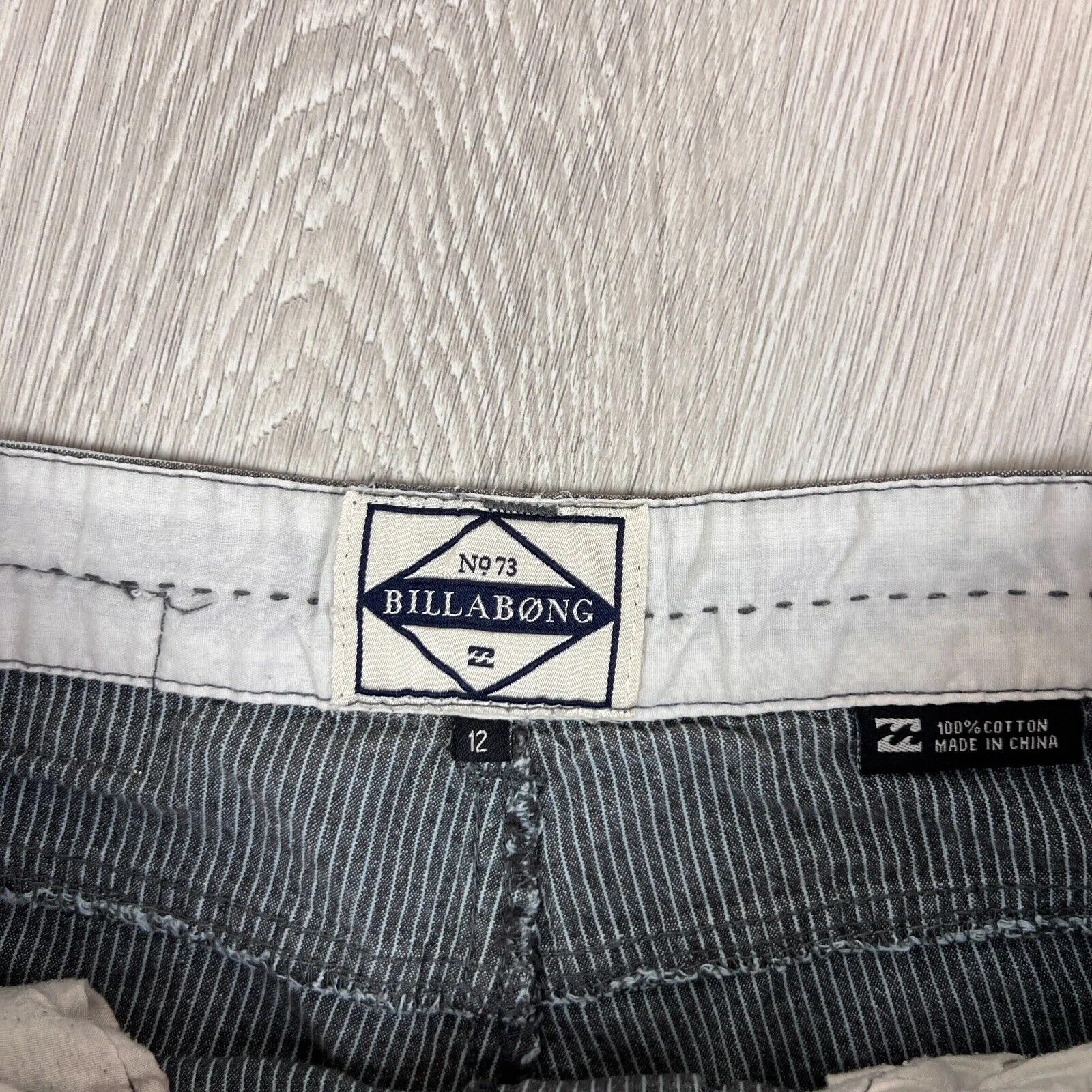 Billabong Boys Chino Shorts Size 12