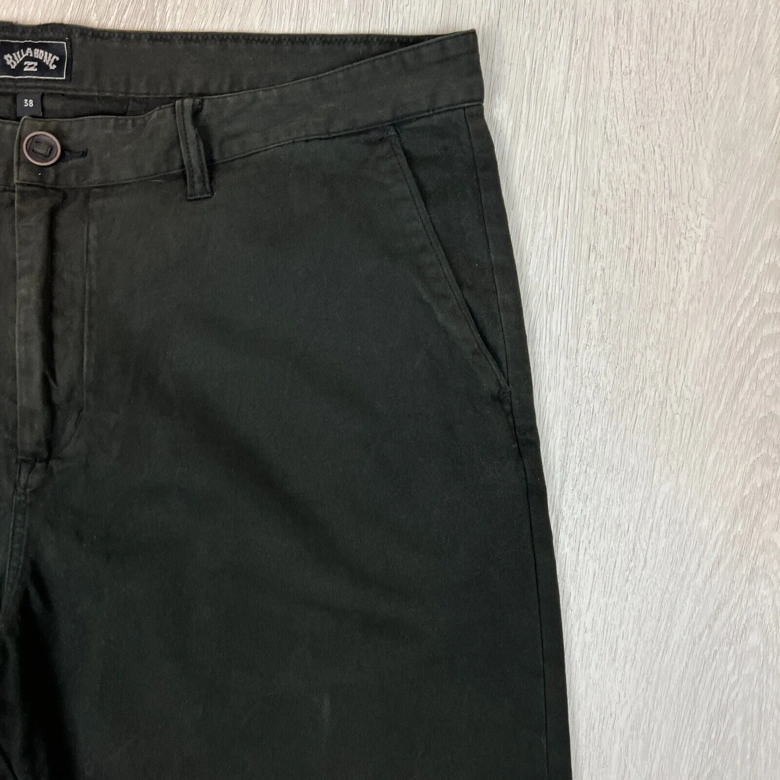 Billabong Mens Black Chino Shorts Size 38