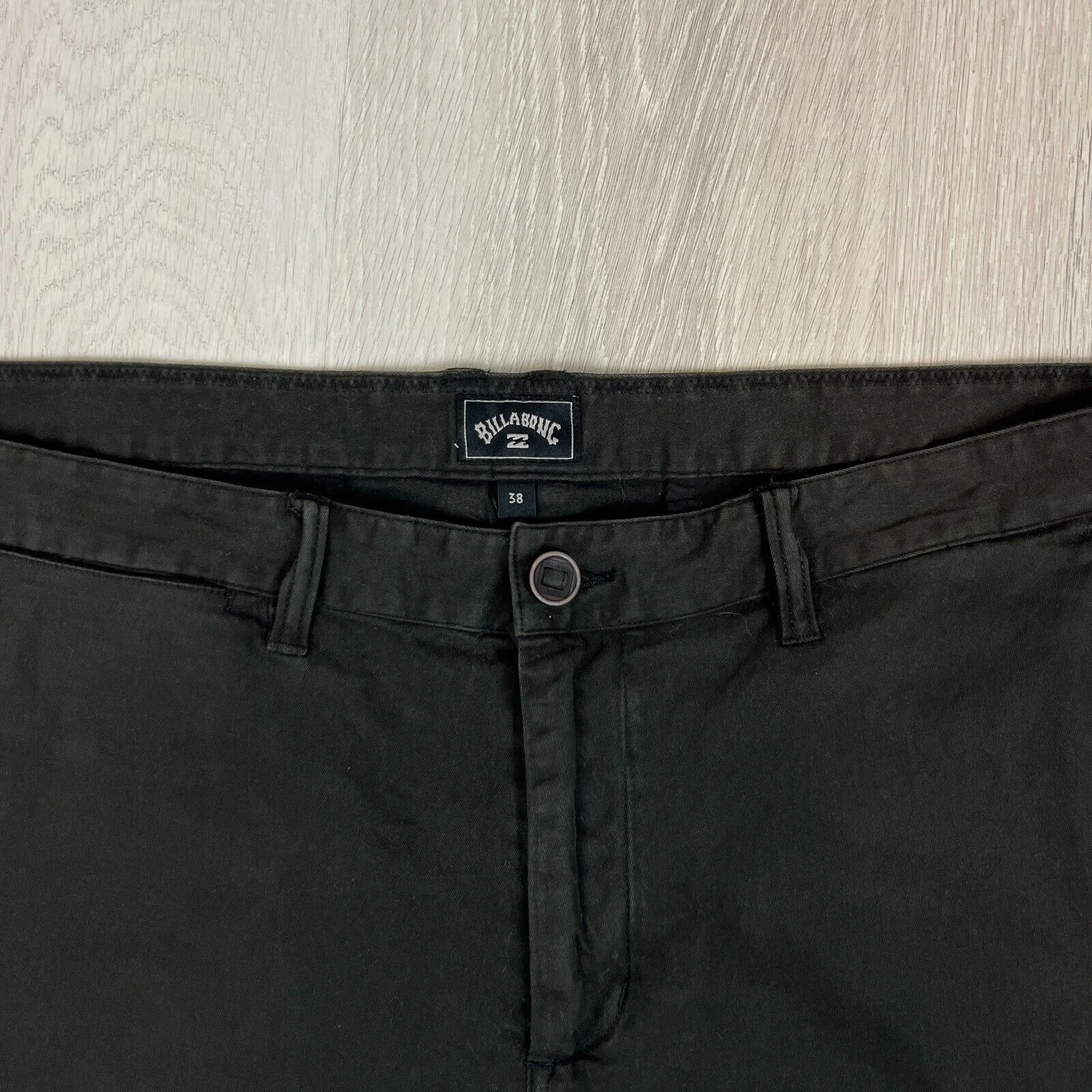 Billabong Mens Black Chino Shorts Size 38