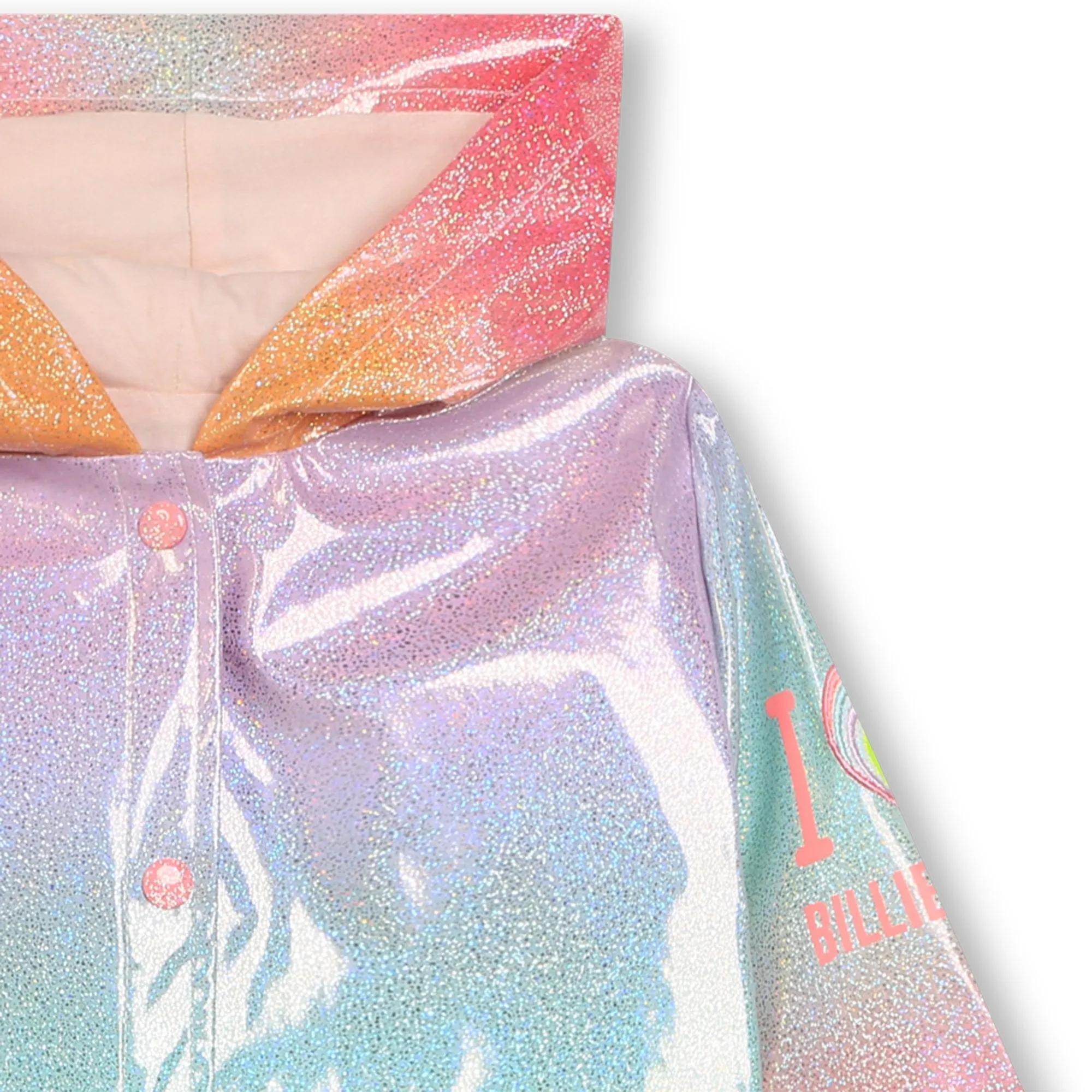 Billie Blush - Multicolor Gradient Rain Coat