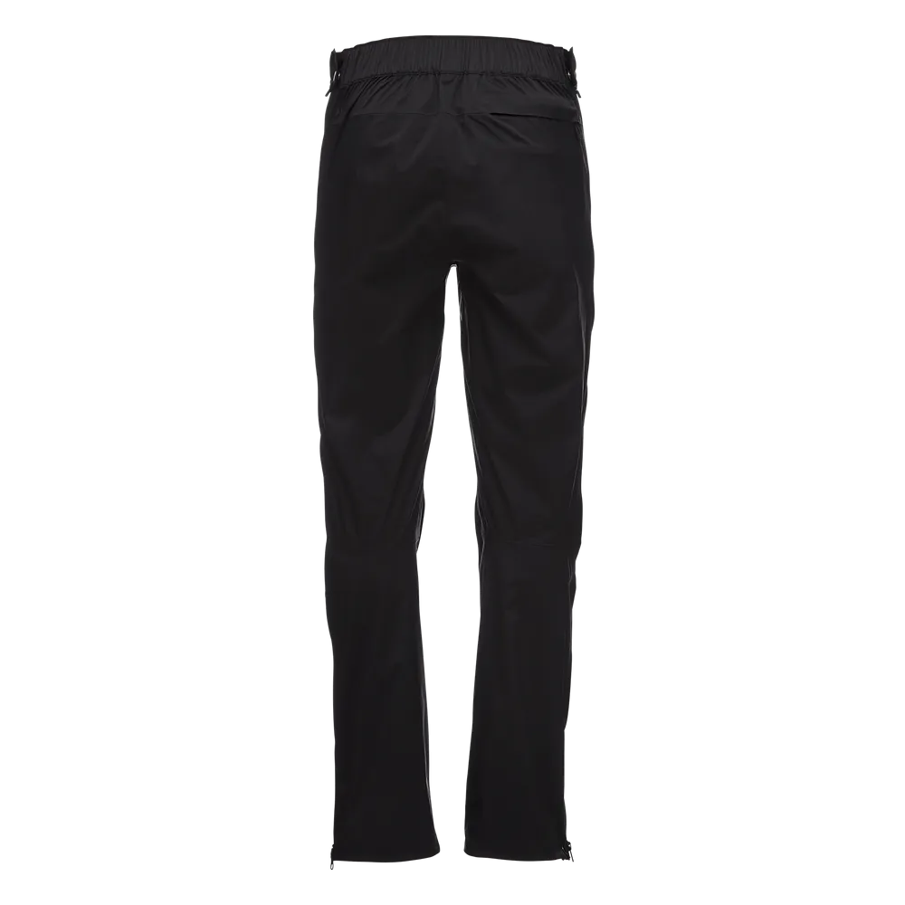 Black Diamond Men's Stormline Stretch Full Zip Rain Pants