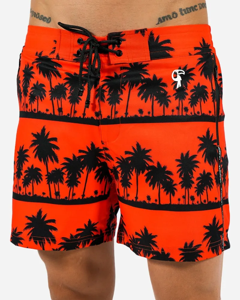 Black Palms Orange - 5"
