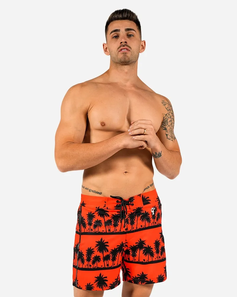 Black Palms Orange - 5"