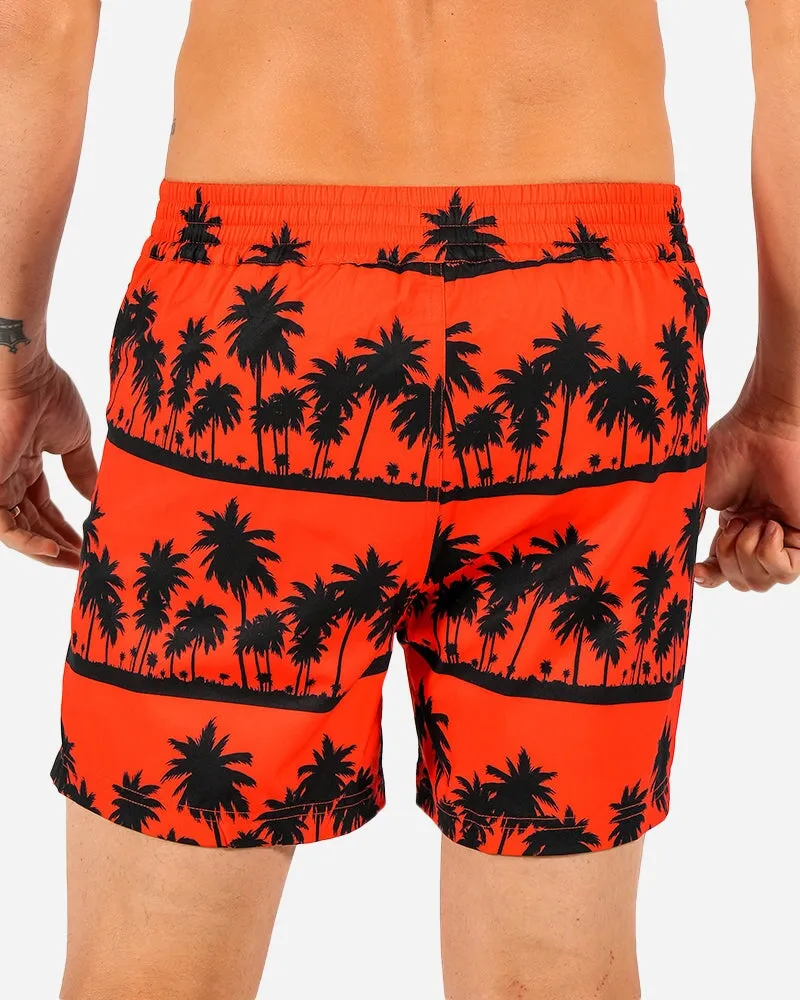 Black Palms Orange - 5"