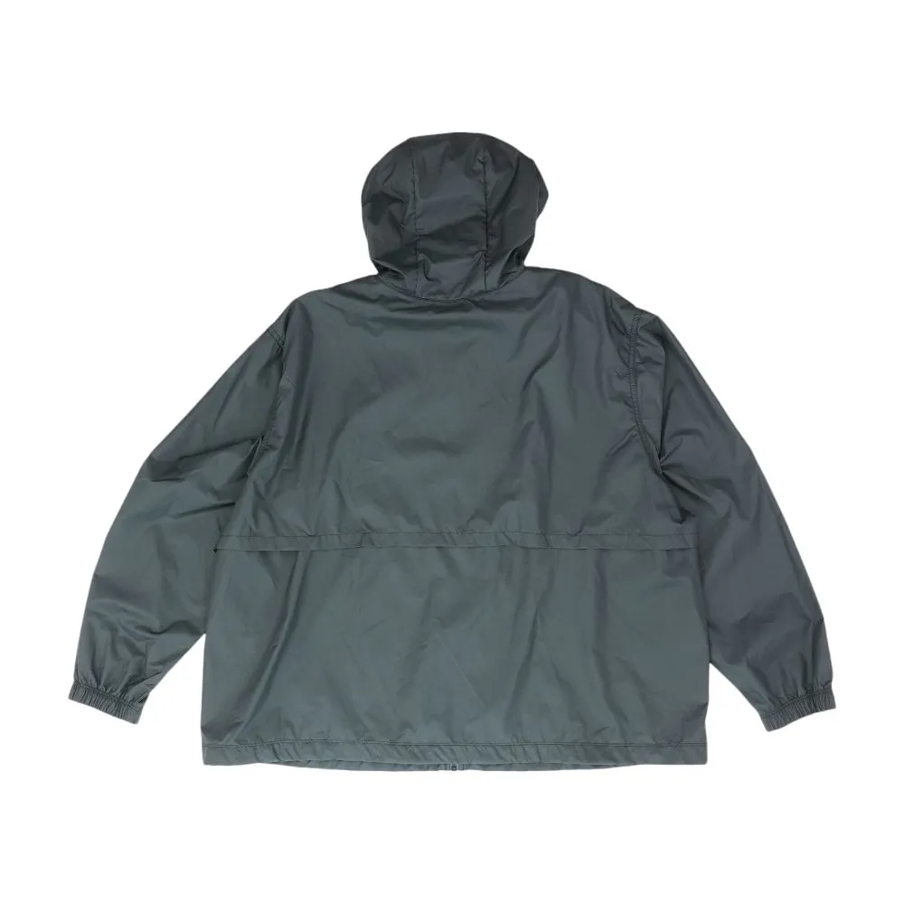 Black Solid Rain Jacket
