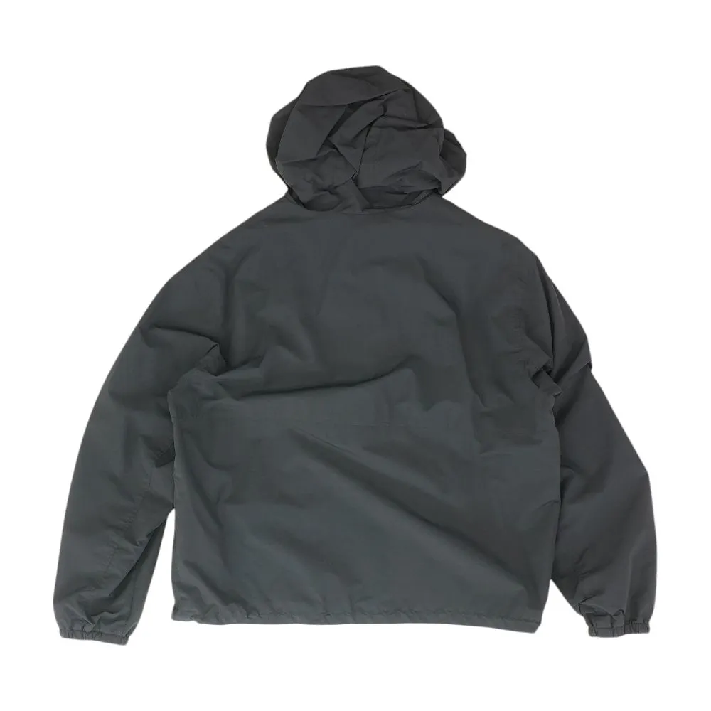 Black Solid Rain Jacket