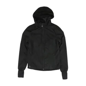 Black Solid Rain Jacket